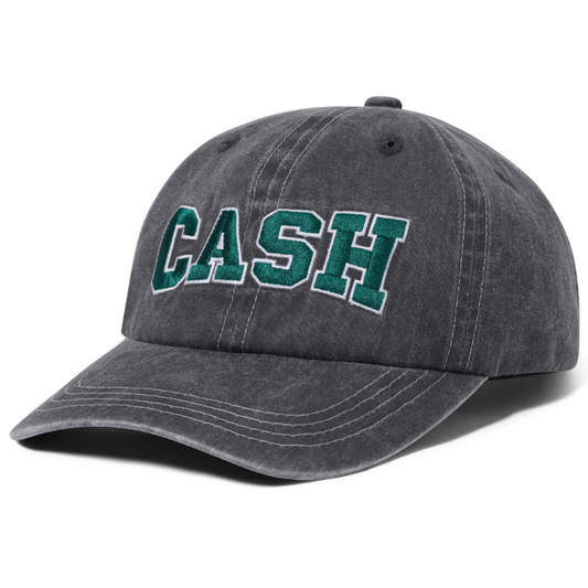 Cash Only Campus 6 Panel Cap Black