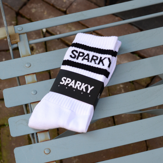 Sparky Socks White