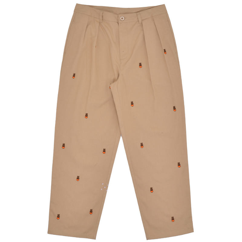 POP X Miffy Suit Pants Khaki