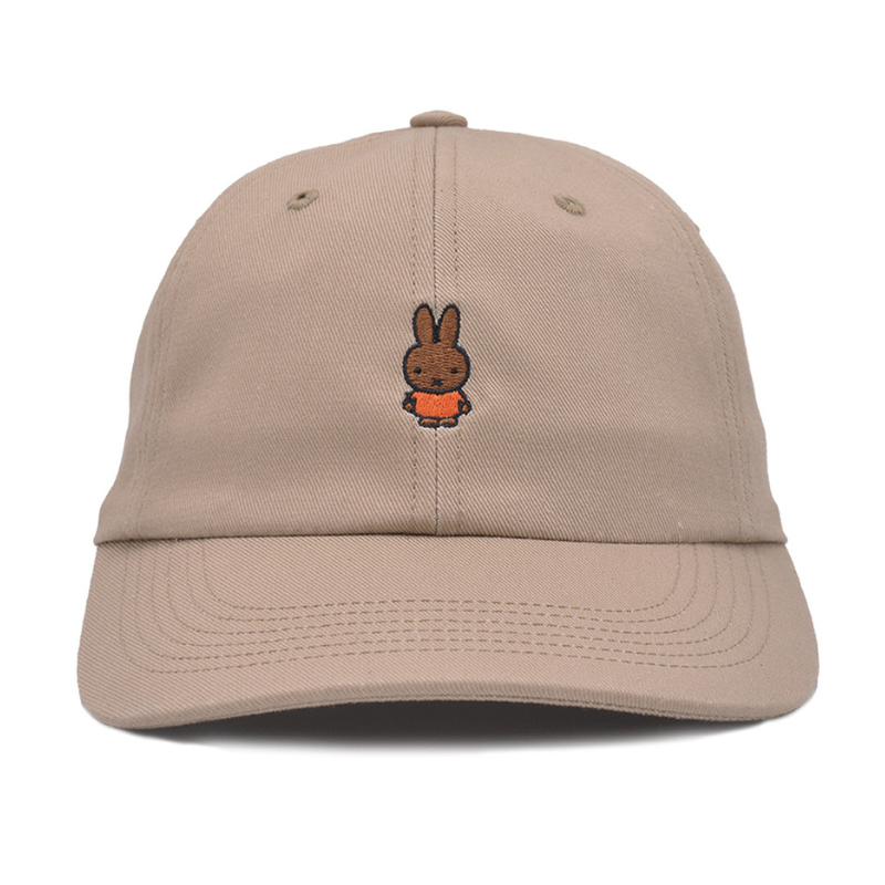 POP X Miffy Sixpanel Hat Khaki