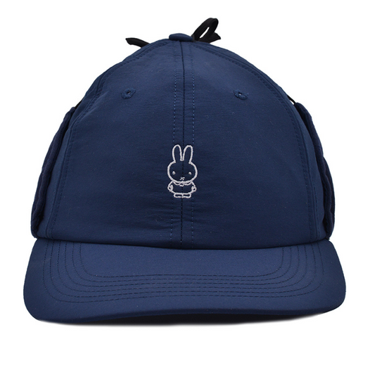 POP X Miffy Earflap Hat Navy