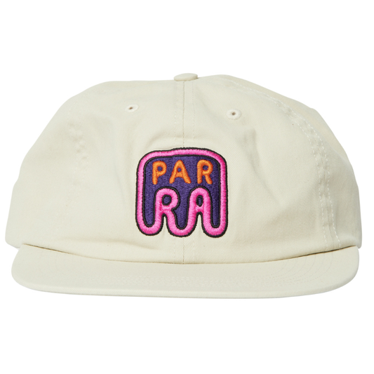 By Parra Fast Food Logo 6 Panel Hat Offwhite