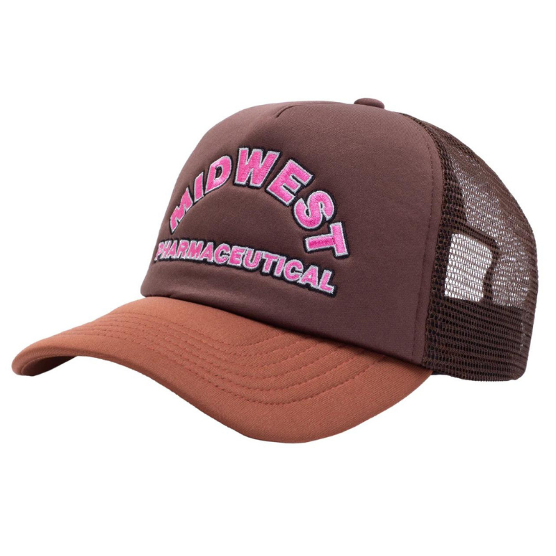 Fucking Awesome Midwest Trucker Cap Brown/Pink