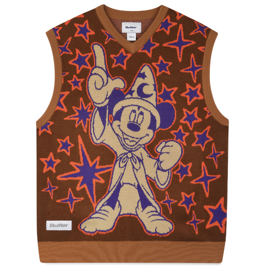 Butter x Disney Starry Skies Knitted Vest Brown