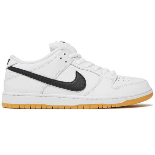 Nike SB Dunk Low Pro White/Black/White/Gum Light Brown