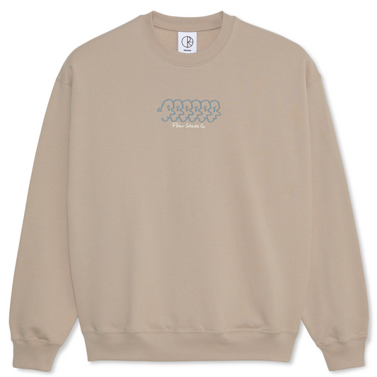 Polar Faces Dave Crewneck Sweater Taupe