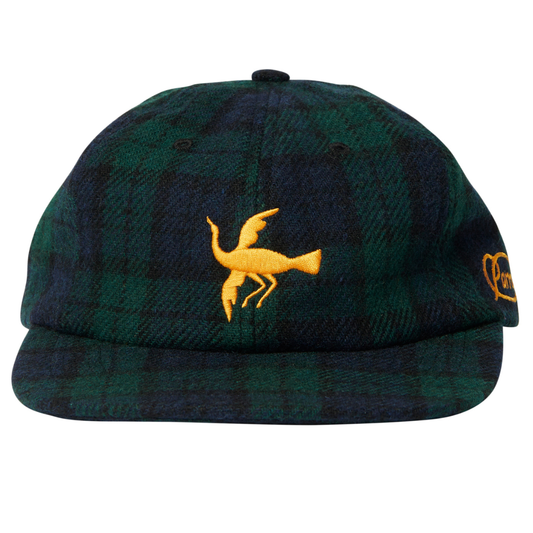 By Parra Clipped Wings 6 Panel Hat Pinegreen