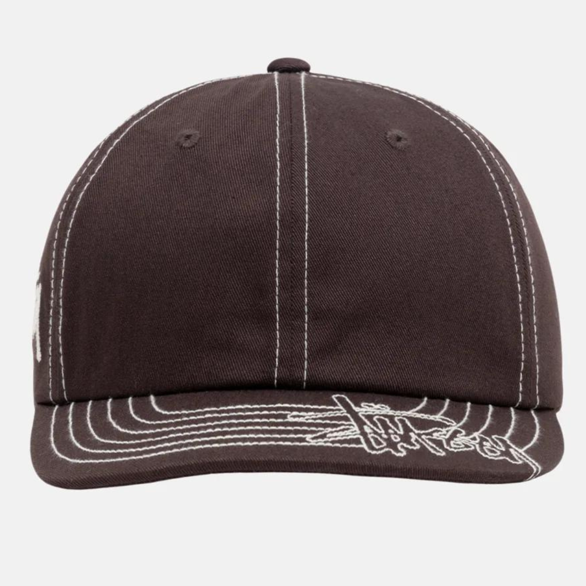 Stüssy Basic Visor Stitch Low Pro Cap Brown