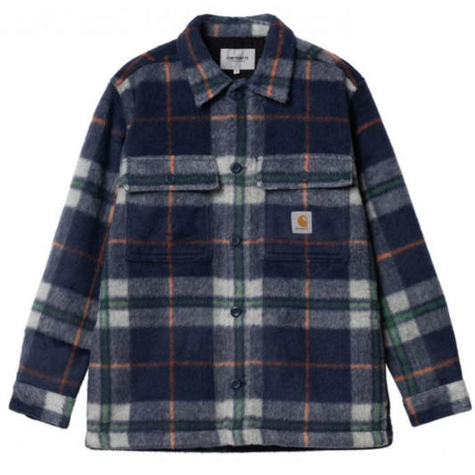 Carhartt WIP Manning Shirt Jacket Manning Check, Enzian/Wax