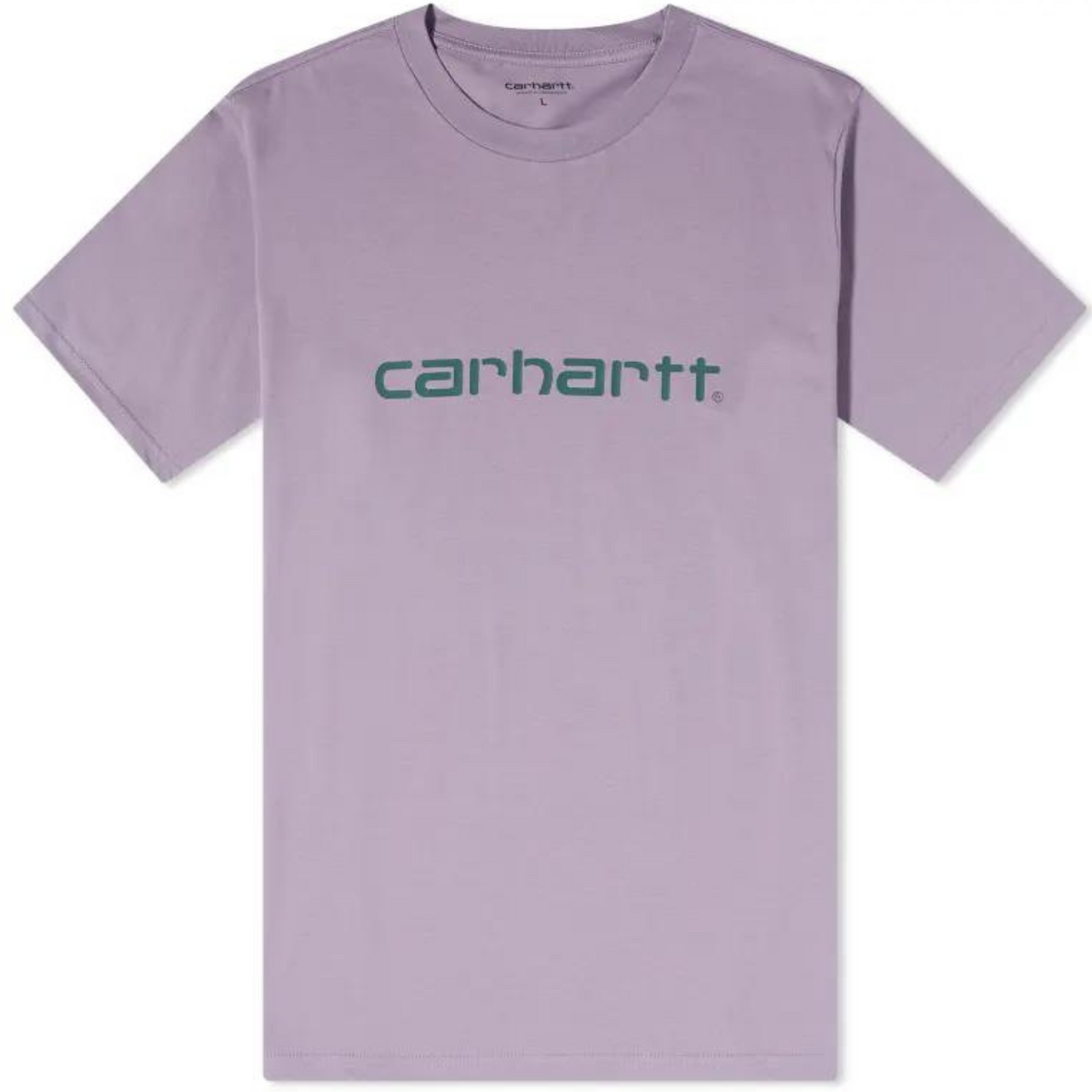 Carhartt WIP Script T-Shirt Glassy Purple/Discovery Green