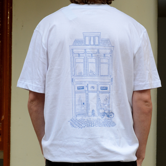 Sparky Store Front T-shirt White
