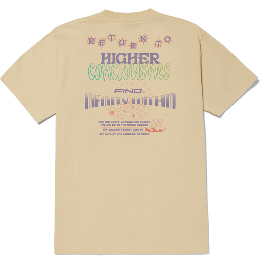 HUF Enlightenment Center T-Shirt Wheat