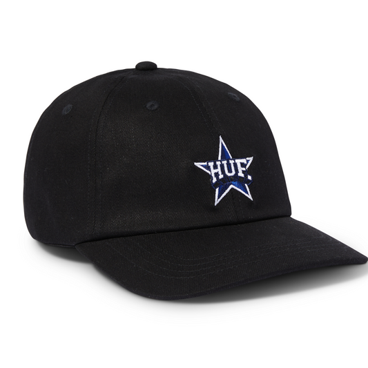 HUF All Star 6 Panel CV Hat Black