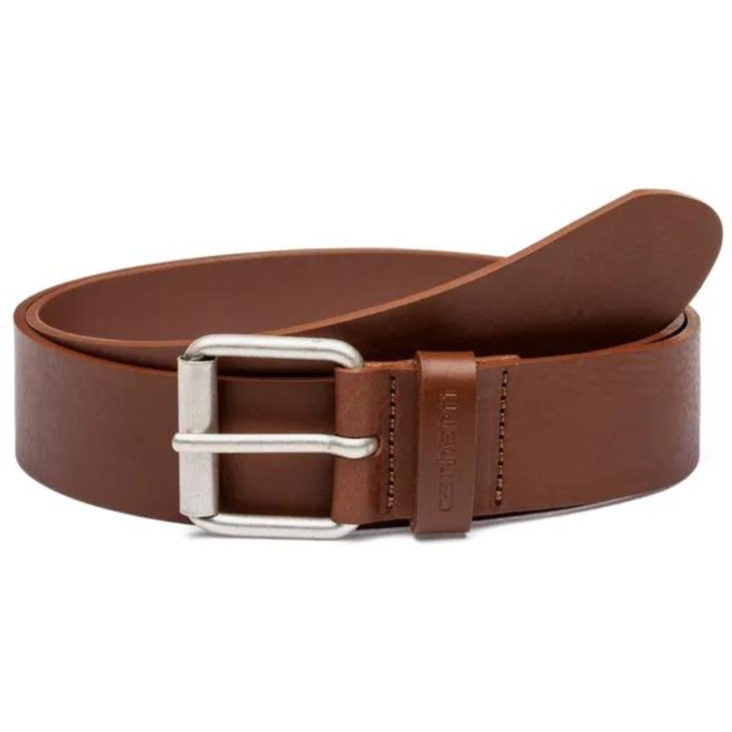 Carhartt WIP Script Belt Cognac/Silver