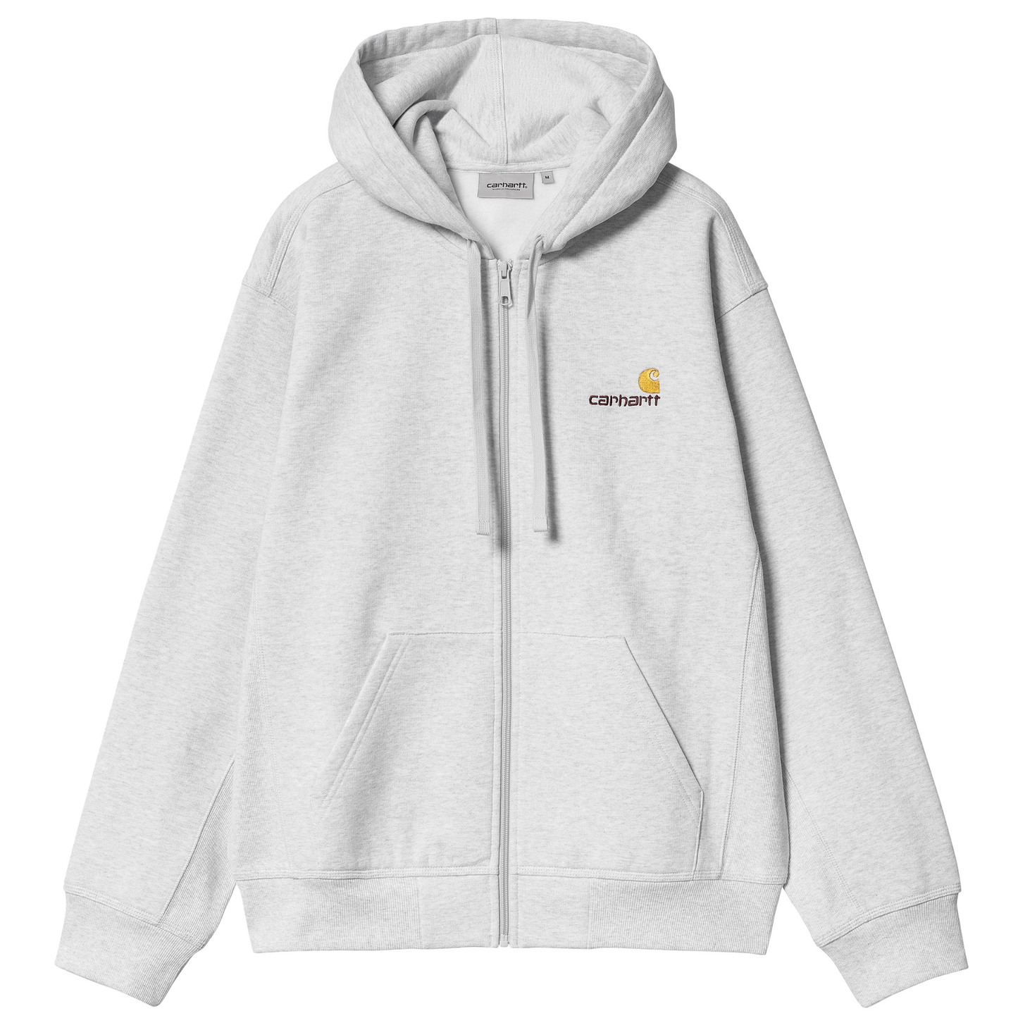 Carhartt WIP Hooded American Script Jacket Ash Heather