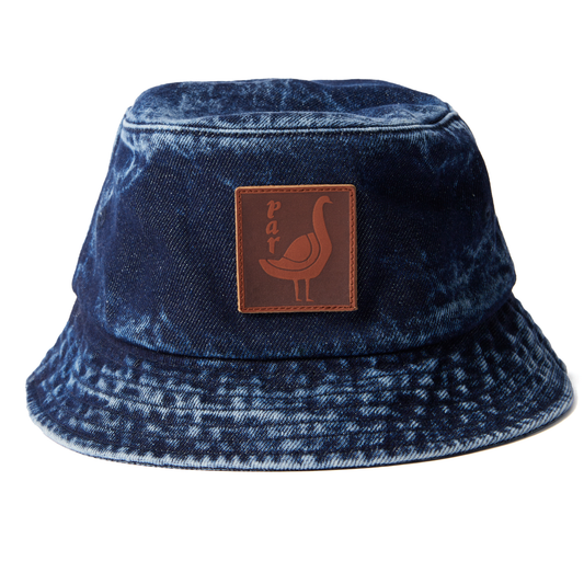 By Parra The Great Goose Bucket Hat Washed Blue