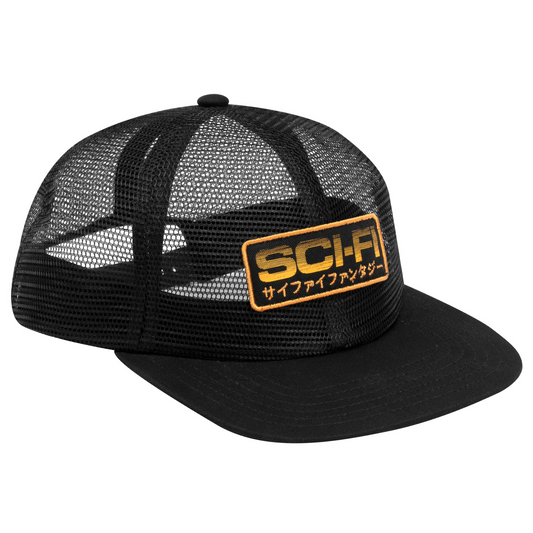 Sci-Fi Mesh Hat Black