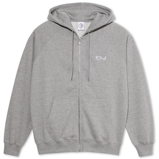 Polar Default Zip Hoodie Heather Grey