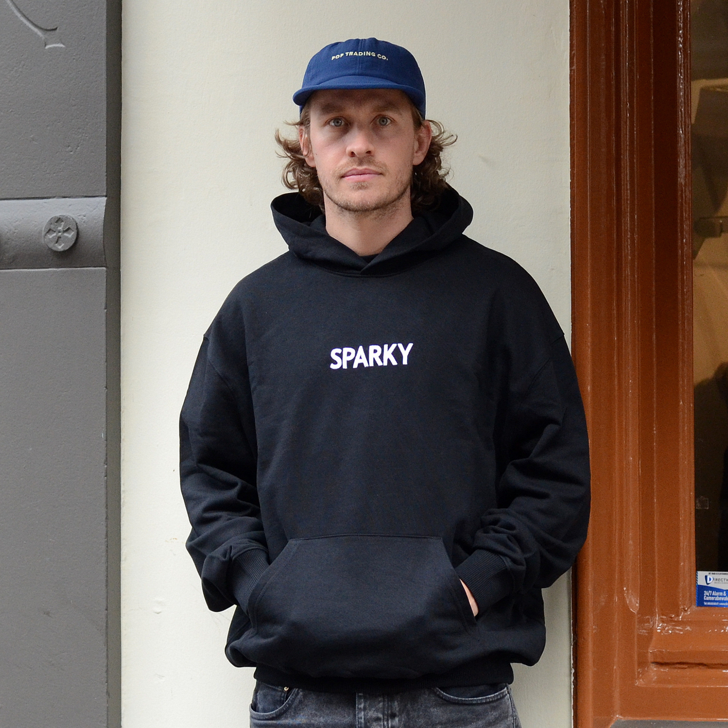 Sparky Heavyweight EMB Hoodie Black