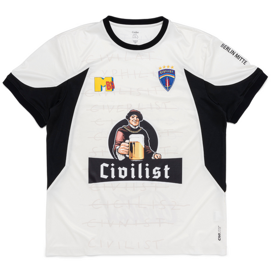 Civilist Football Jersey Beige/Black