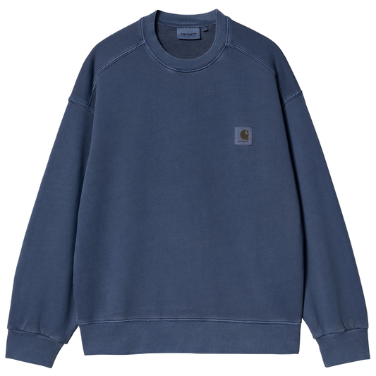 Carhartt WIP Nelson Sweater Elder Garment Dyed