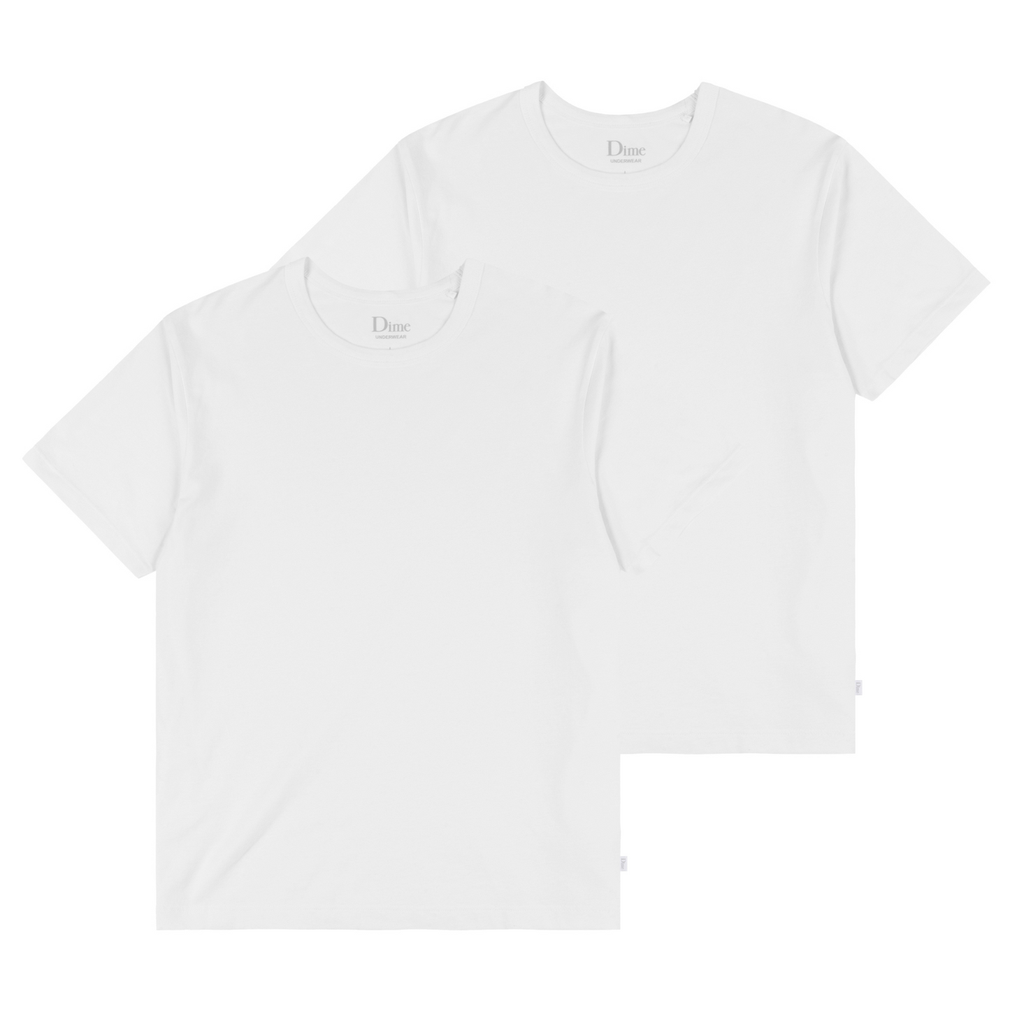 Dime 2 Pack T-Shirts White