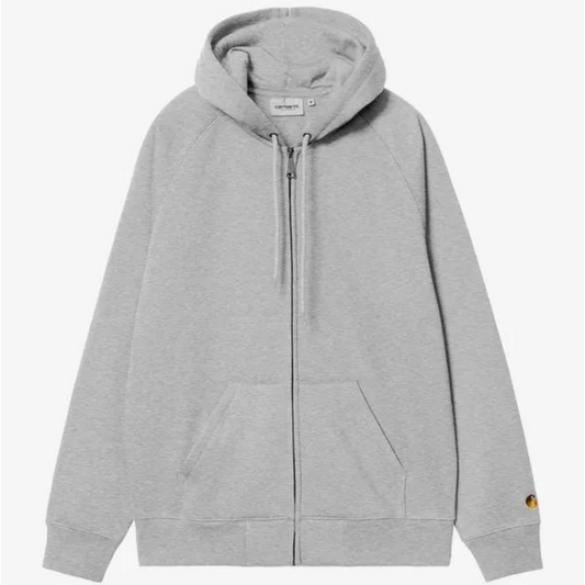 Carhartt WIP Hooded Chase Jacket Grey Heather/Gold
