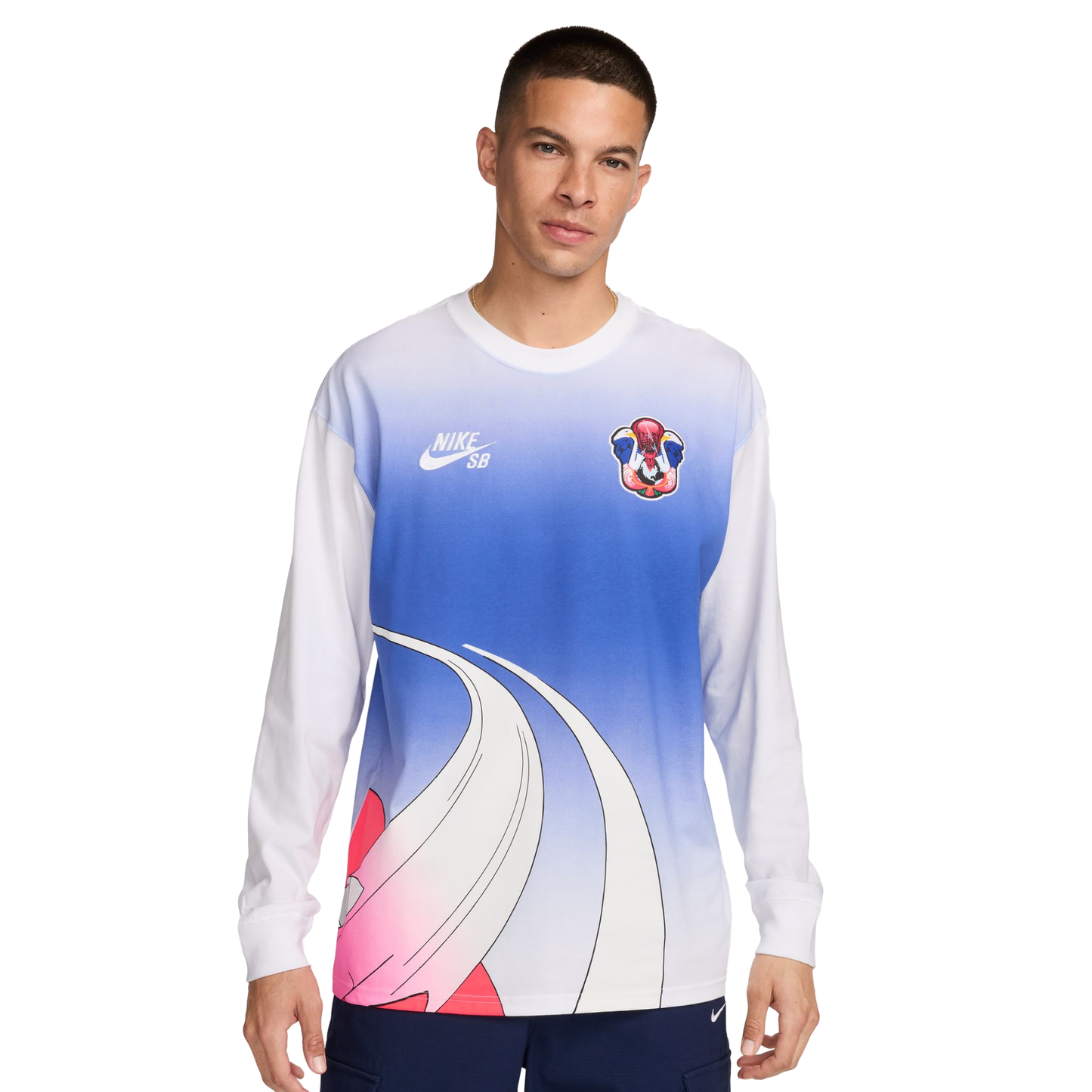 Nike SB USA Olympic Kit Longsleeve T-Shirt White