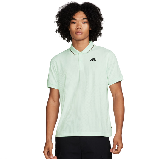 Nike SB Agnostic DFADV Polo Shirt Barely Green/Black