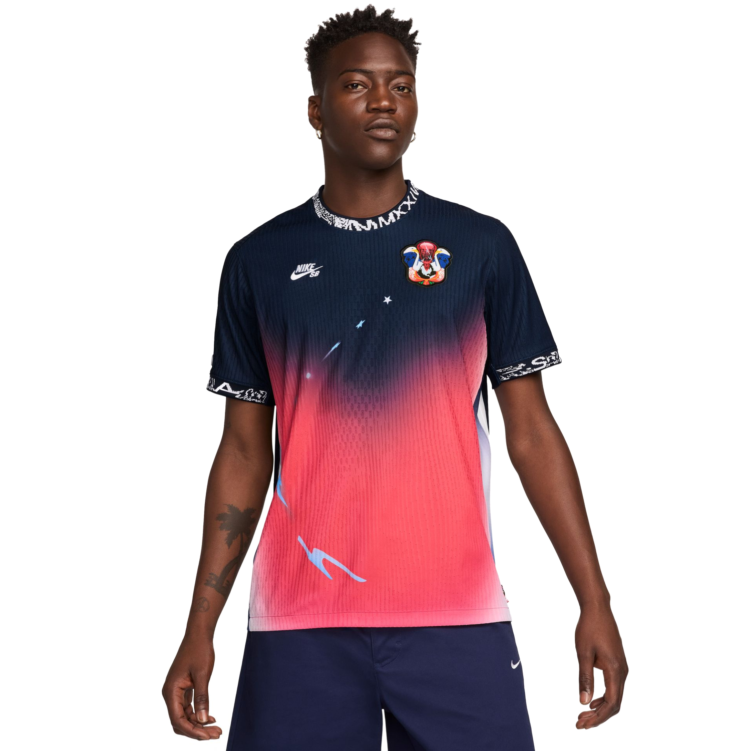 Nike SB USA Olympic Kit Jersey T Shirt Obsidian Bright Crimson White Sparky Online Store
