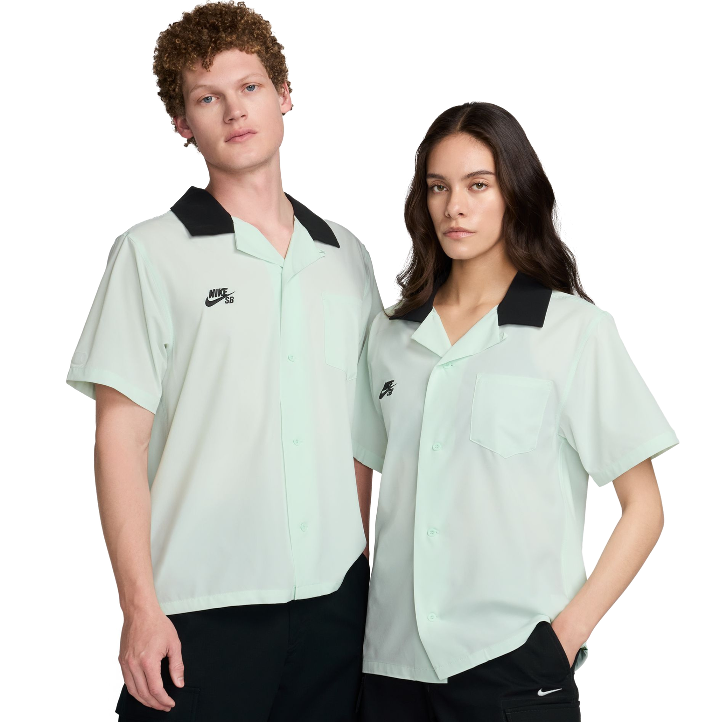 Nike SB Agnostic Bowler Shirt Barely Green/Black