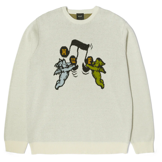 HUF Song Intarsia Sweater Linen