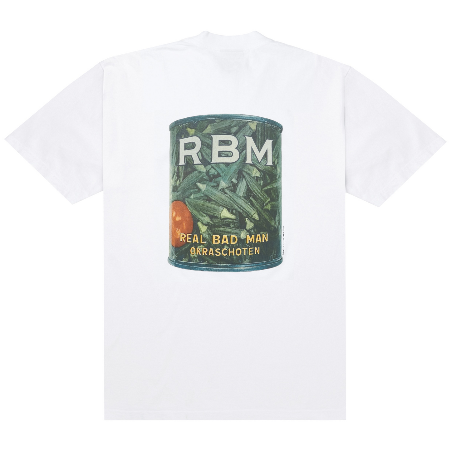 Real Bad Man Real Okra T-Shirt White