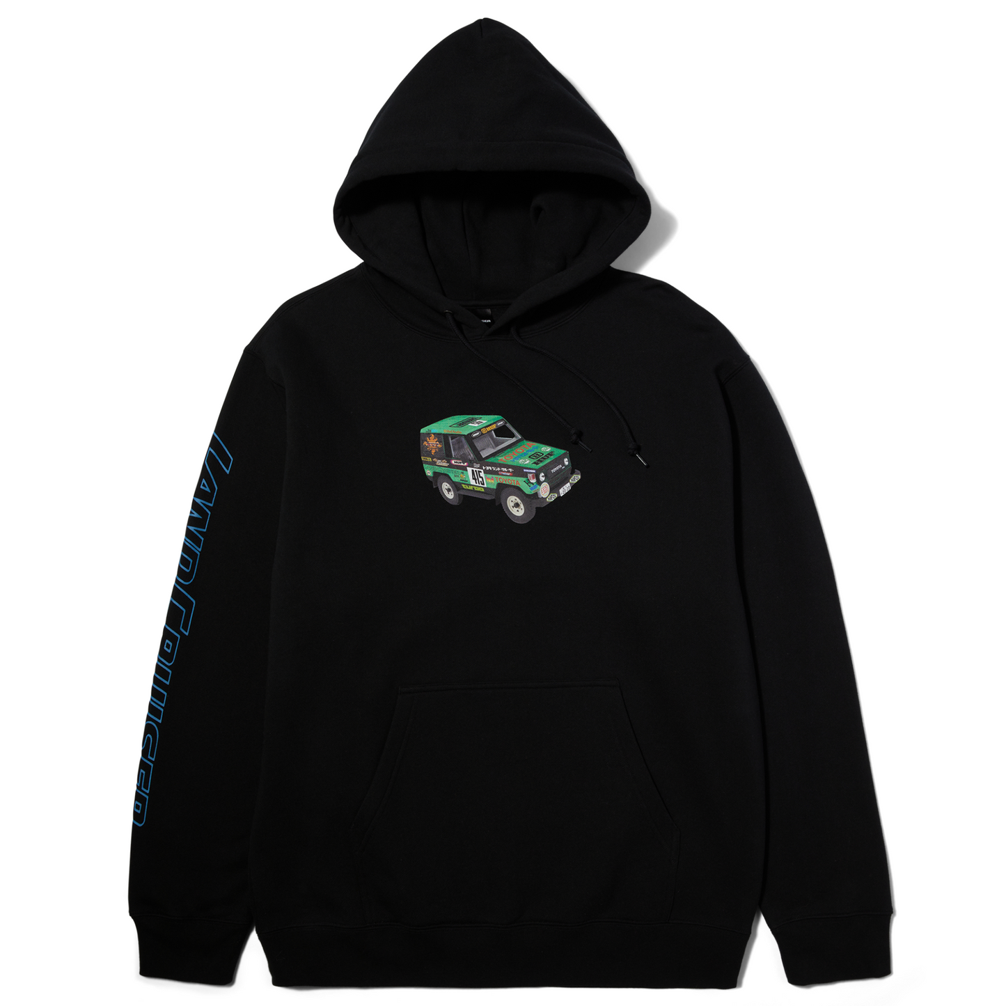 HUF X Toyota Land Cruiser Sahara Rally Hooded Sweater Black