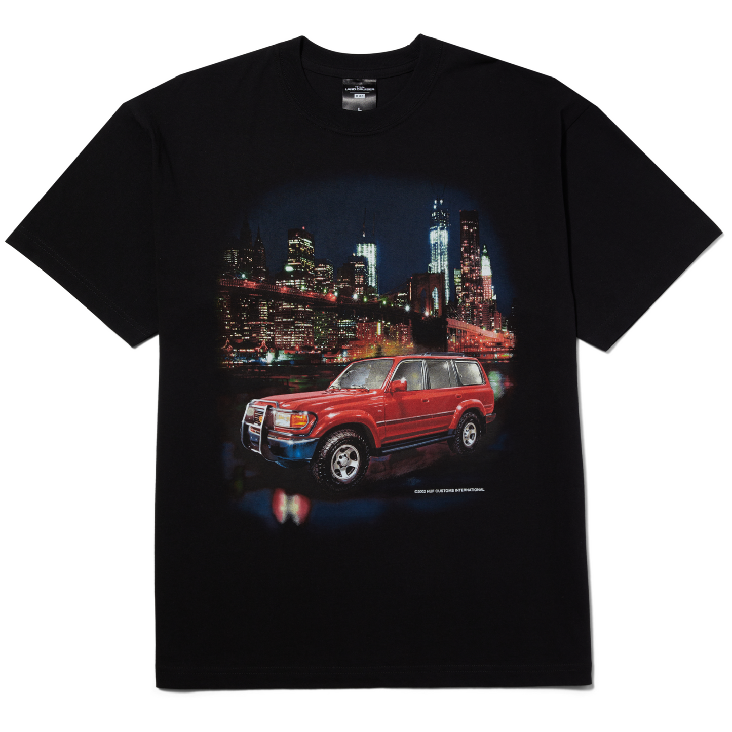 HUF X Toyota Land Cruiser Big Poppa J8 T-Shirt Black