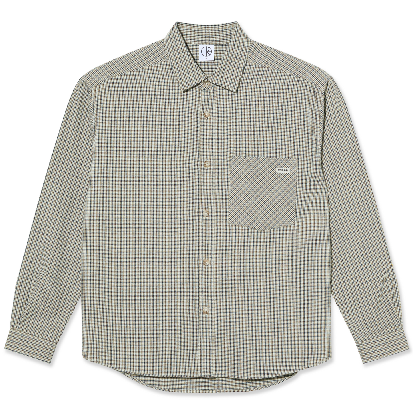 Polar Mitchell Longsleeve Shirt Creme Check