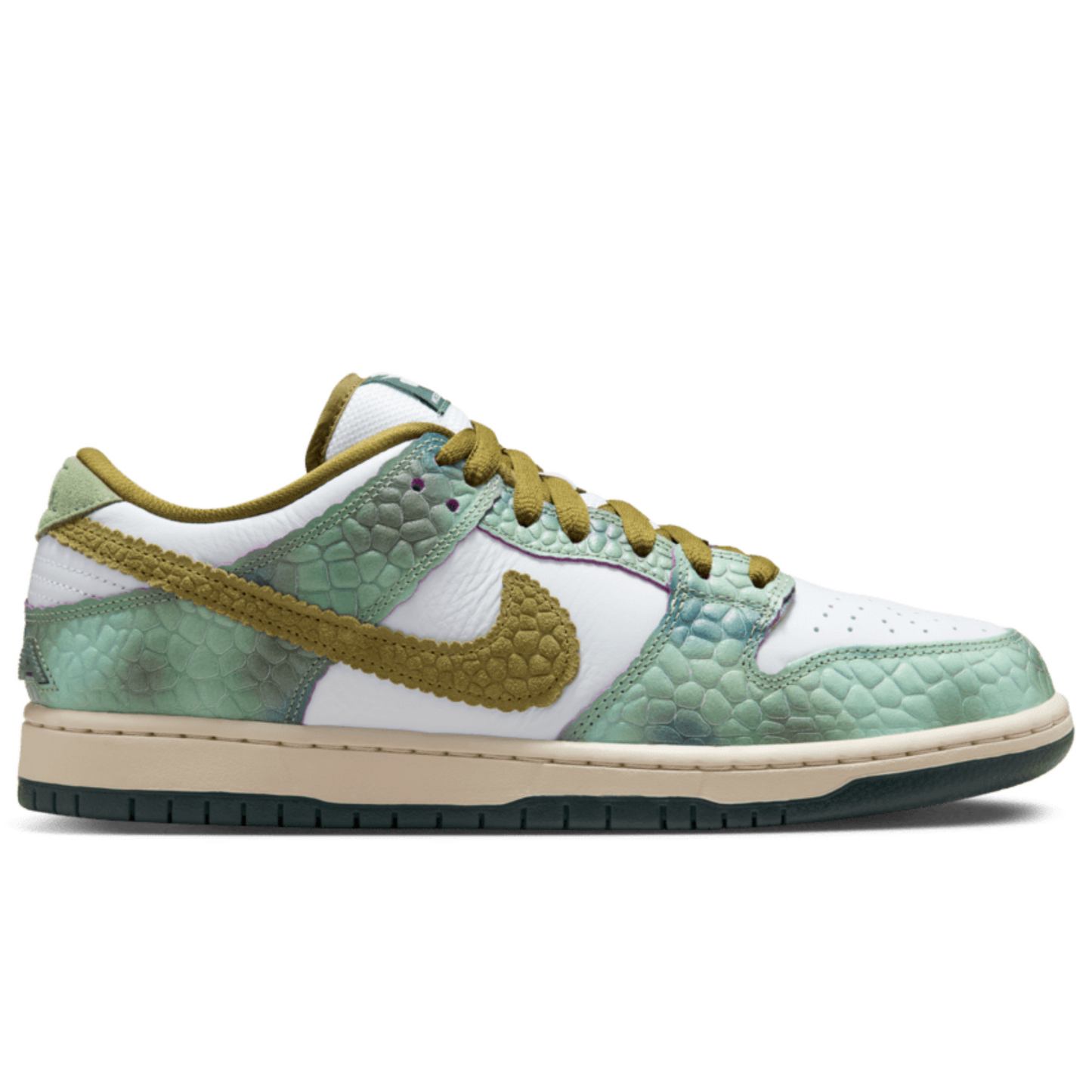 Nike SB Dunk Low Pro Oil Green/Desert/Moss-White