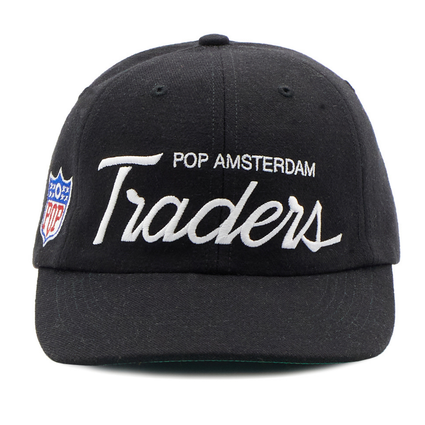 POP Traders Sixpanel Hat Black