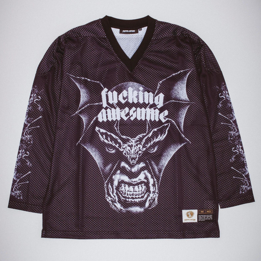 Fucking Awesome Nightmare Hockey Jersey Black