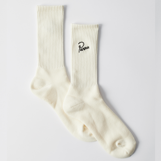 By Parra Signature Socks White