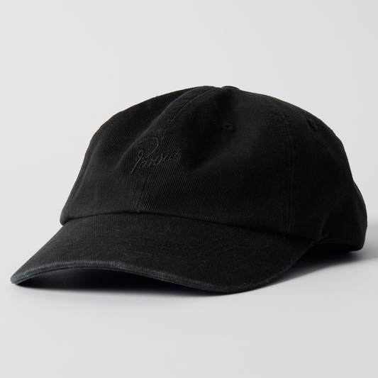 By Parra Signature 6 Panel Hat Black