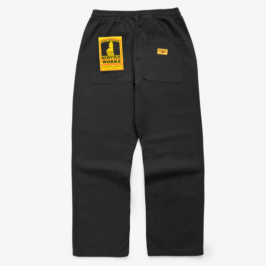 Service Works Classic Canvas Chef Pant Black