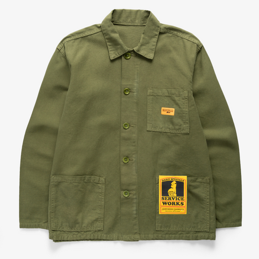 Service Works Canvas Coverall Jacket Olive