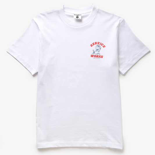 Service Works Organic Chefswear T-Shirt White