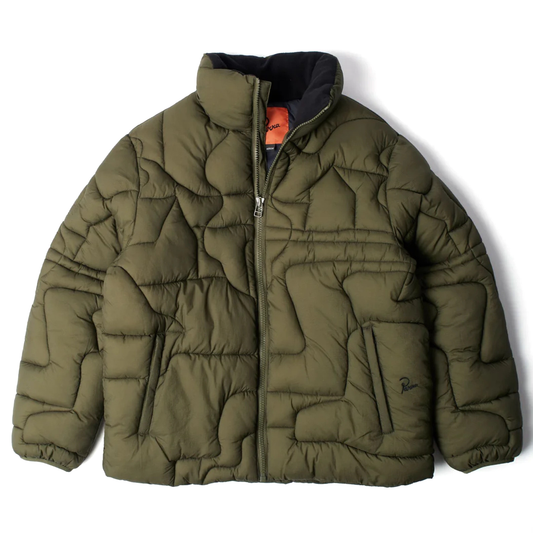 By Parra Boring Village Puffer Jacket Green