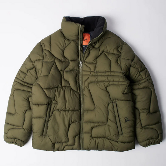 By Parra Boring Village Puffer Jacket Green