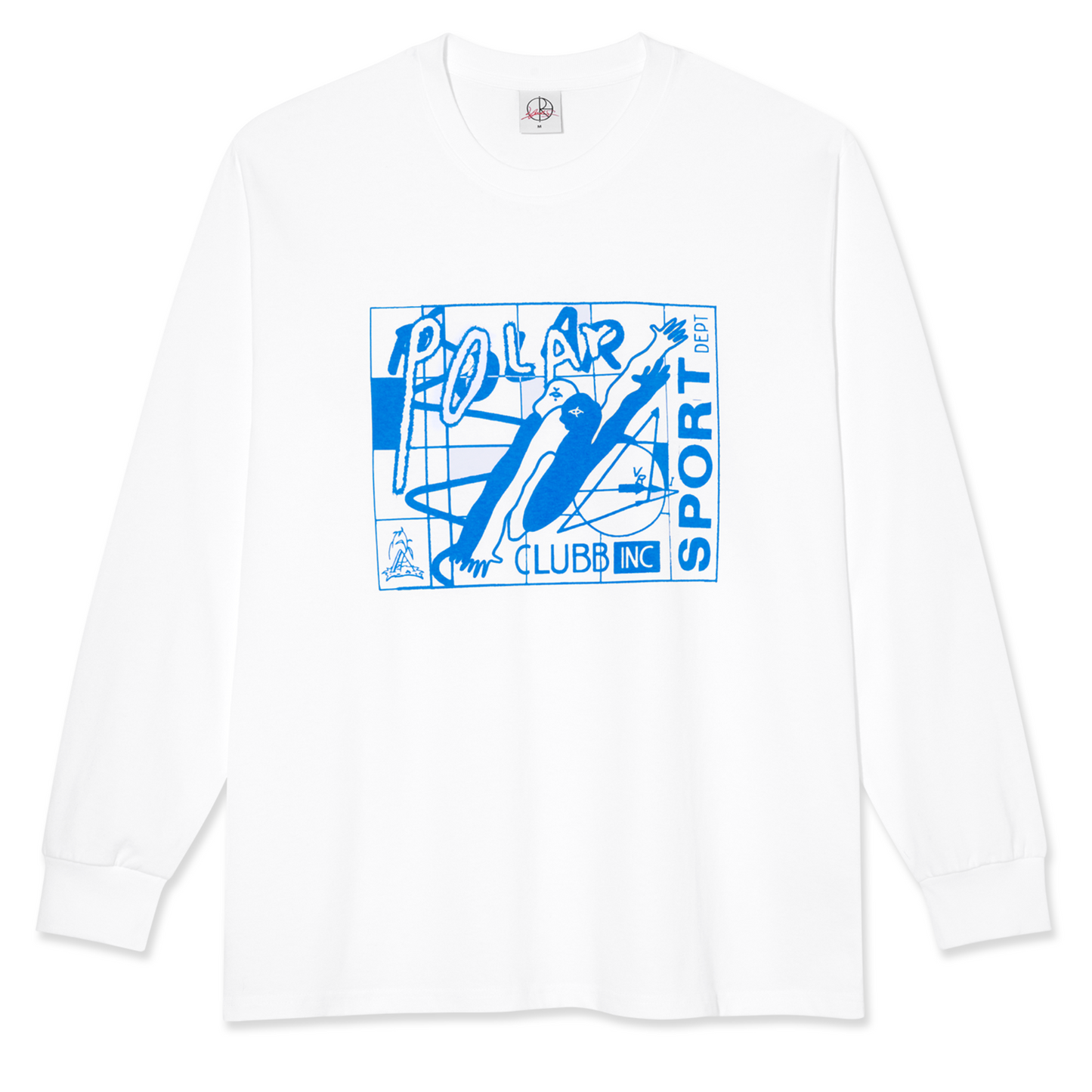 Polar Clubb Inc Longsleeve T-Shirt White