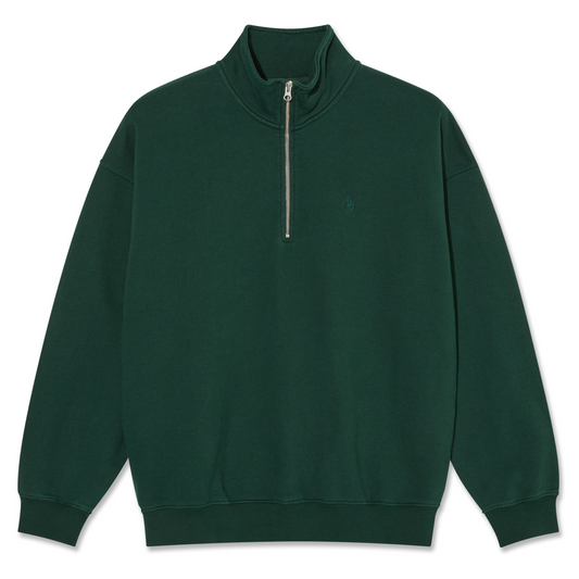 Polar Frankie Half Zip Sweater Dark Emerald