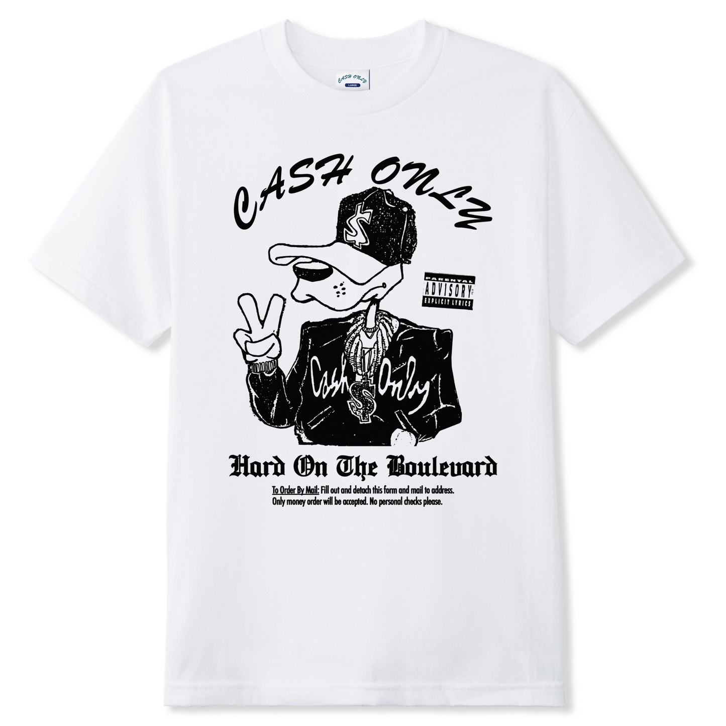 Cash Only Boulevard T-Shirt White