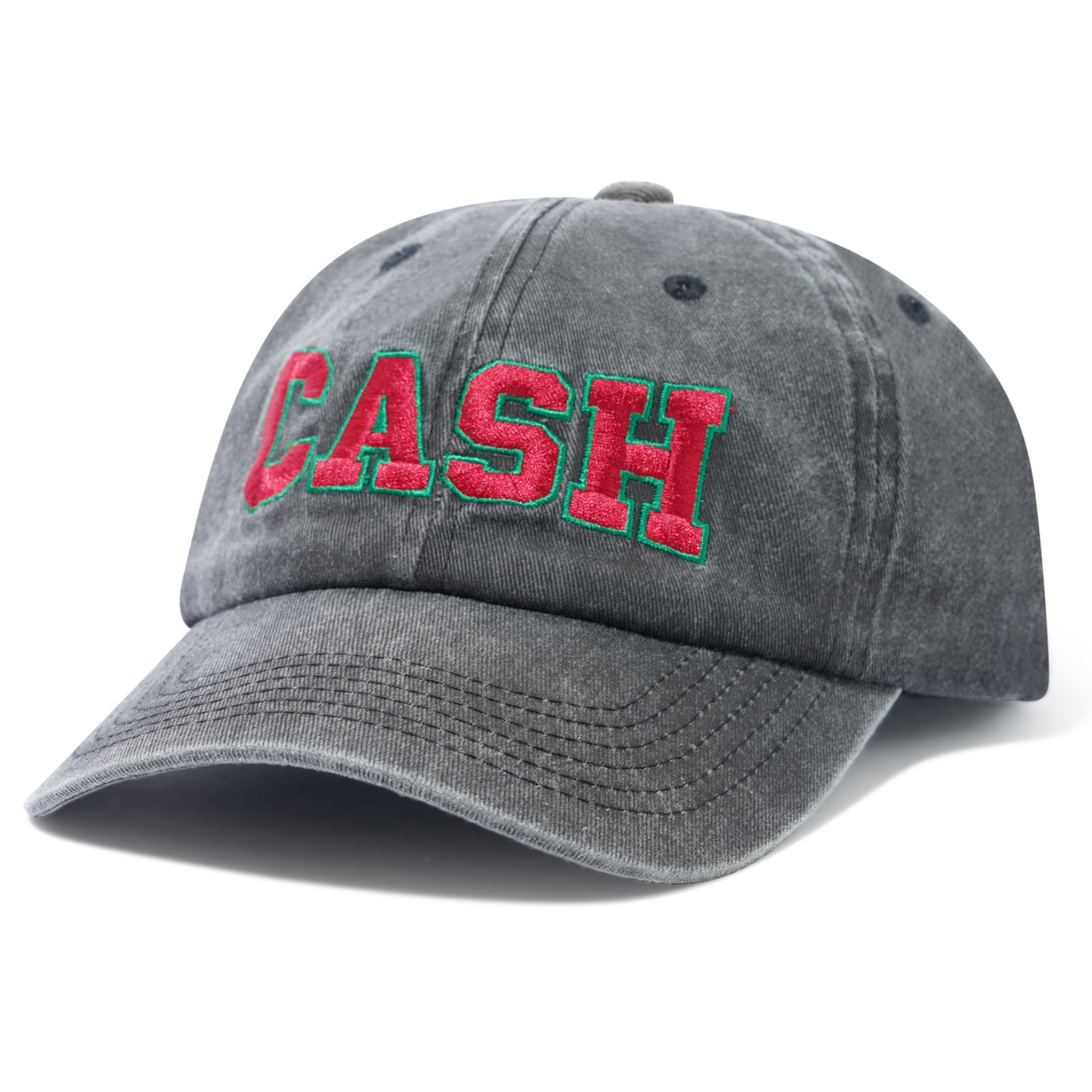 Cash Only Campus 6 Panel Cap Washed Black